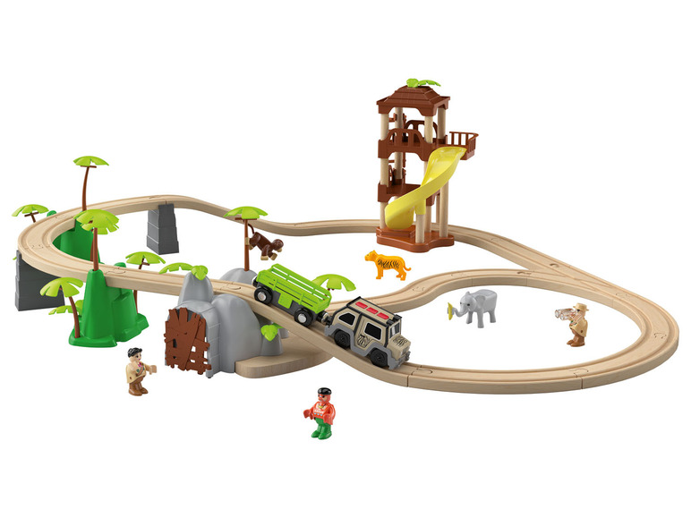 Zobrazit na celou obrazovku Playtive Dřevěná železnice Džungle / Osobní vlak - Obrázek 12