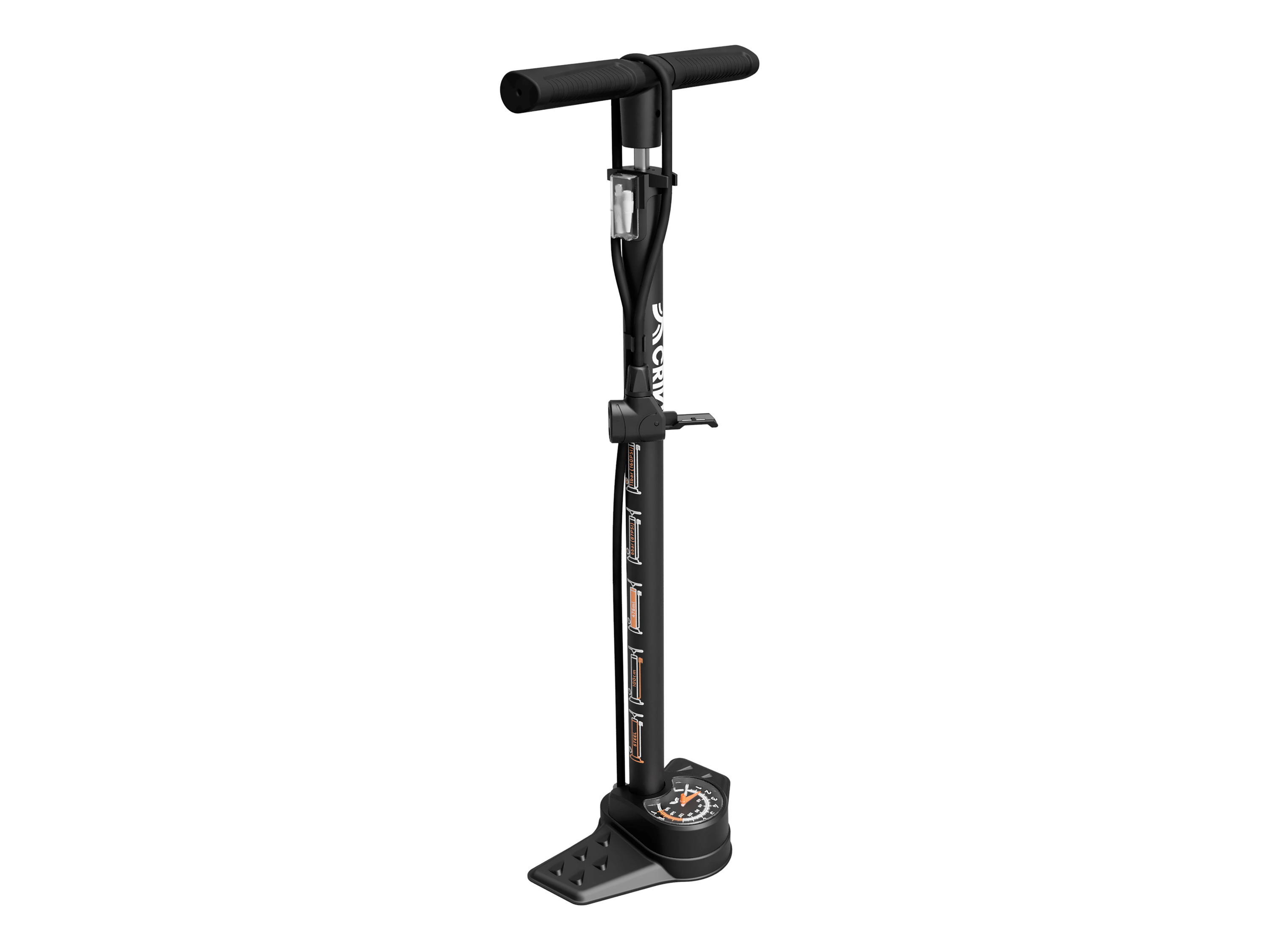 Crivit Nožní pumpa s manometrem XL