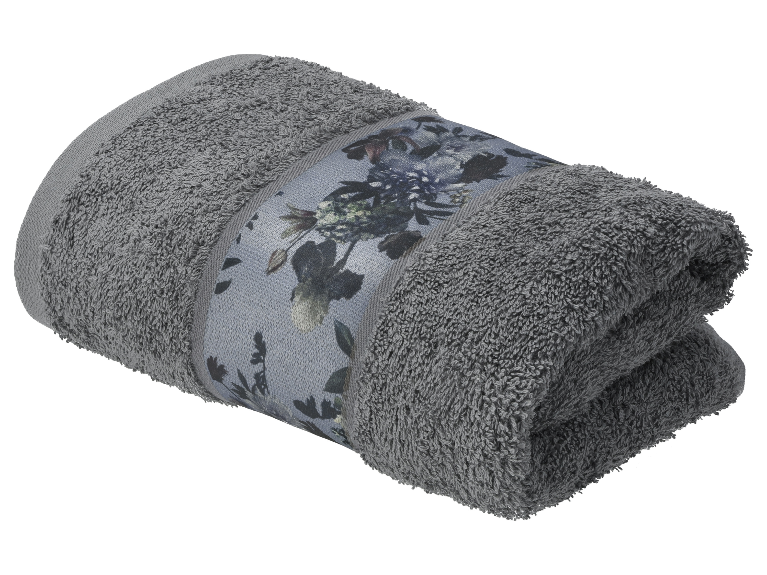 Livarno® Froté ručník, 50 x 100 cm, 500 g/m2, 2 kusy (šedá)