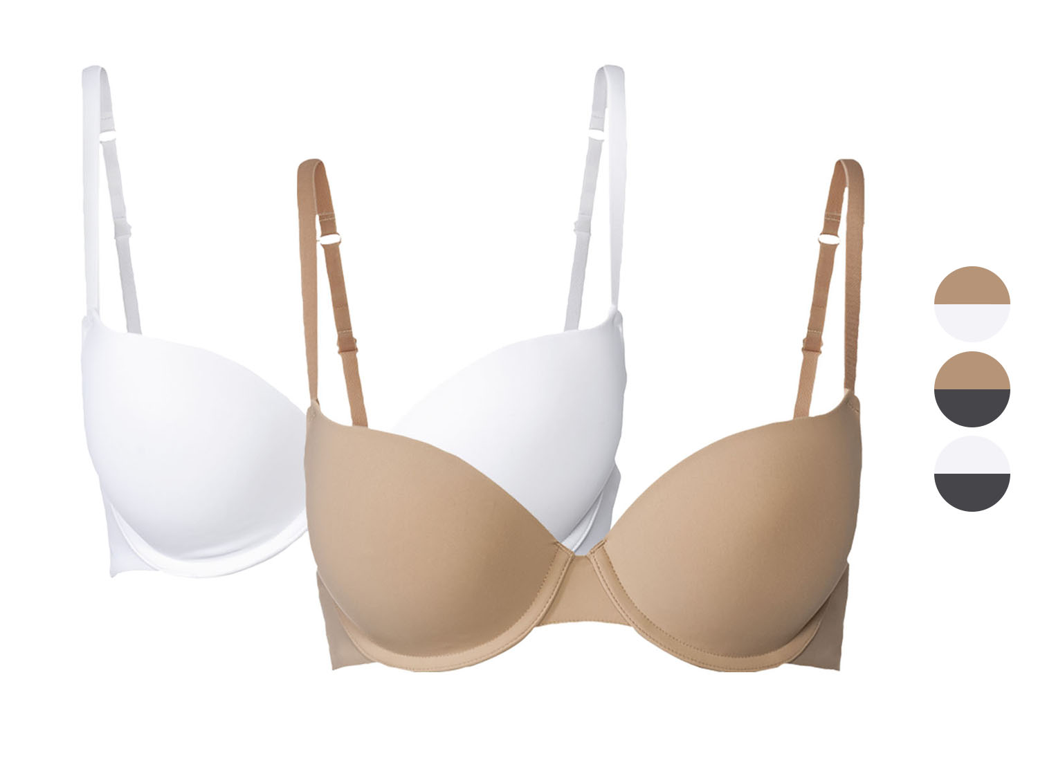 esmara® Dámská push-up podprsenka, 2 kusy