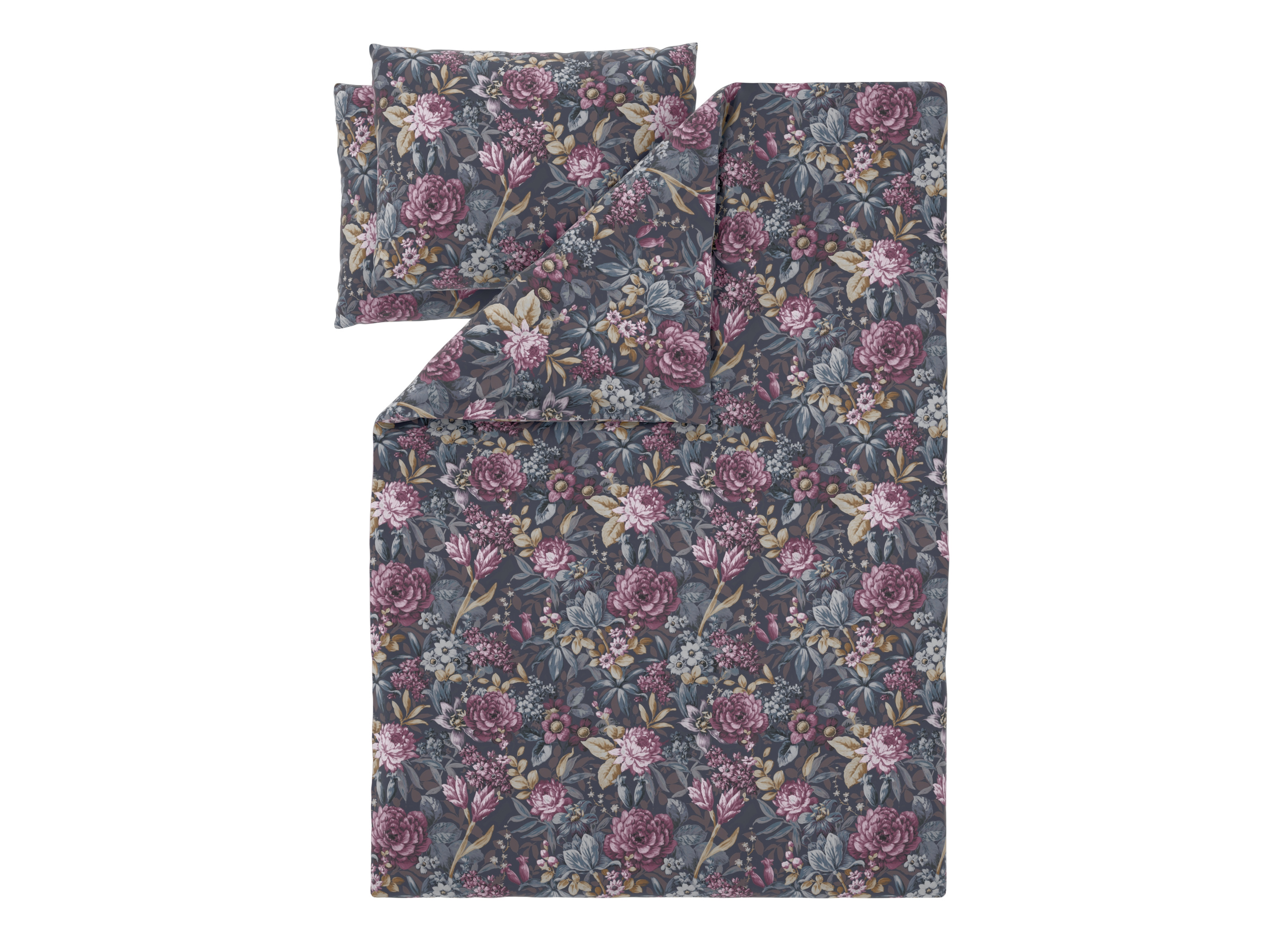 Livarno® Ložní povlečení Renforcé, 240 x 220 cm, 70 x 90 cm (květiny)