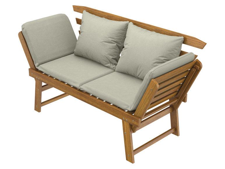  Zobrazit na celou obrazovku LIVARNO home Pohovka Daybed Sevilla, akácie - Obrázek 1