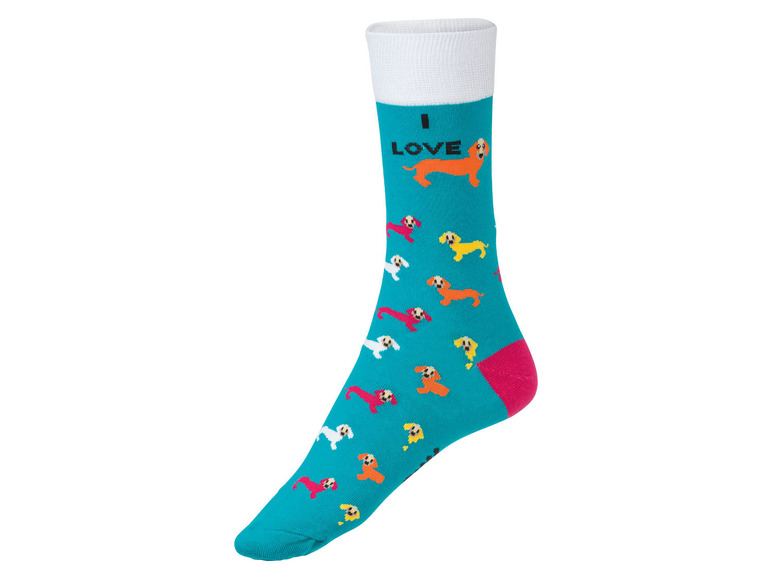  Zobrazit na celou obrazovku Fun Socks Ponožky s romantickým vzorem v dárkovém balení, 3 páry - Obrázek 17