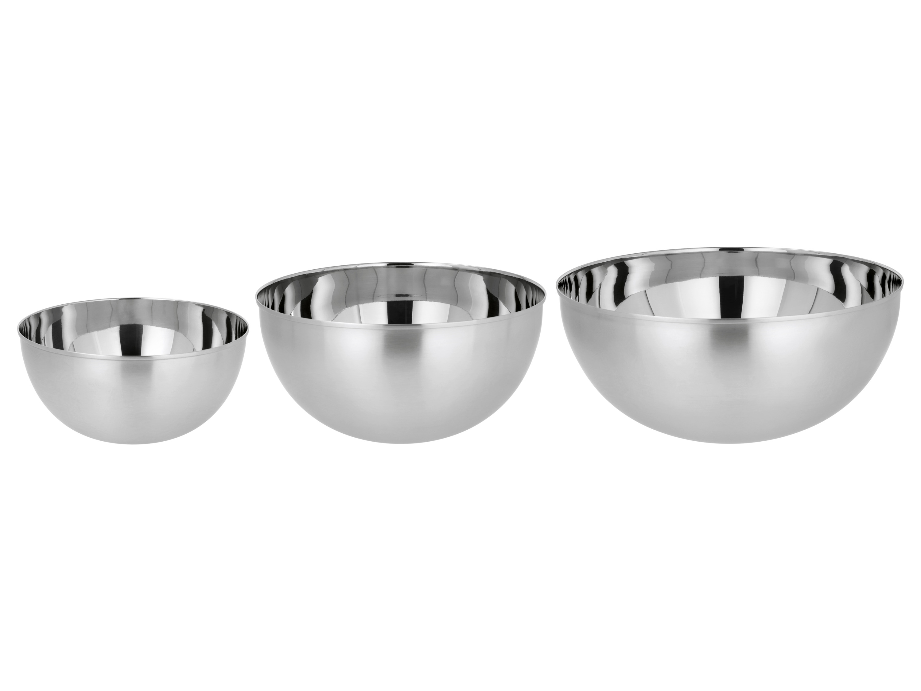 Silvercrest® Sada nerezových misek, 3dílná
