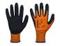 Dva páry pracovních rukavic Parkside s černými a oranžovými detaily.