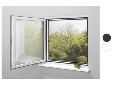 LIVARNO home Teleskopická ochrana proti hmyzu na okno, 70 x 80–120 x 140 cm