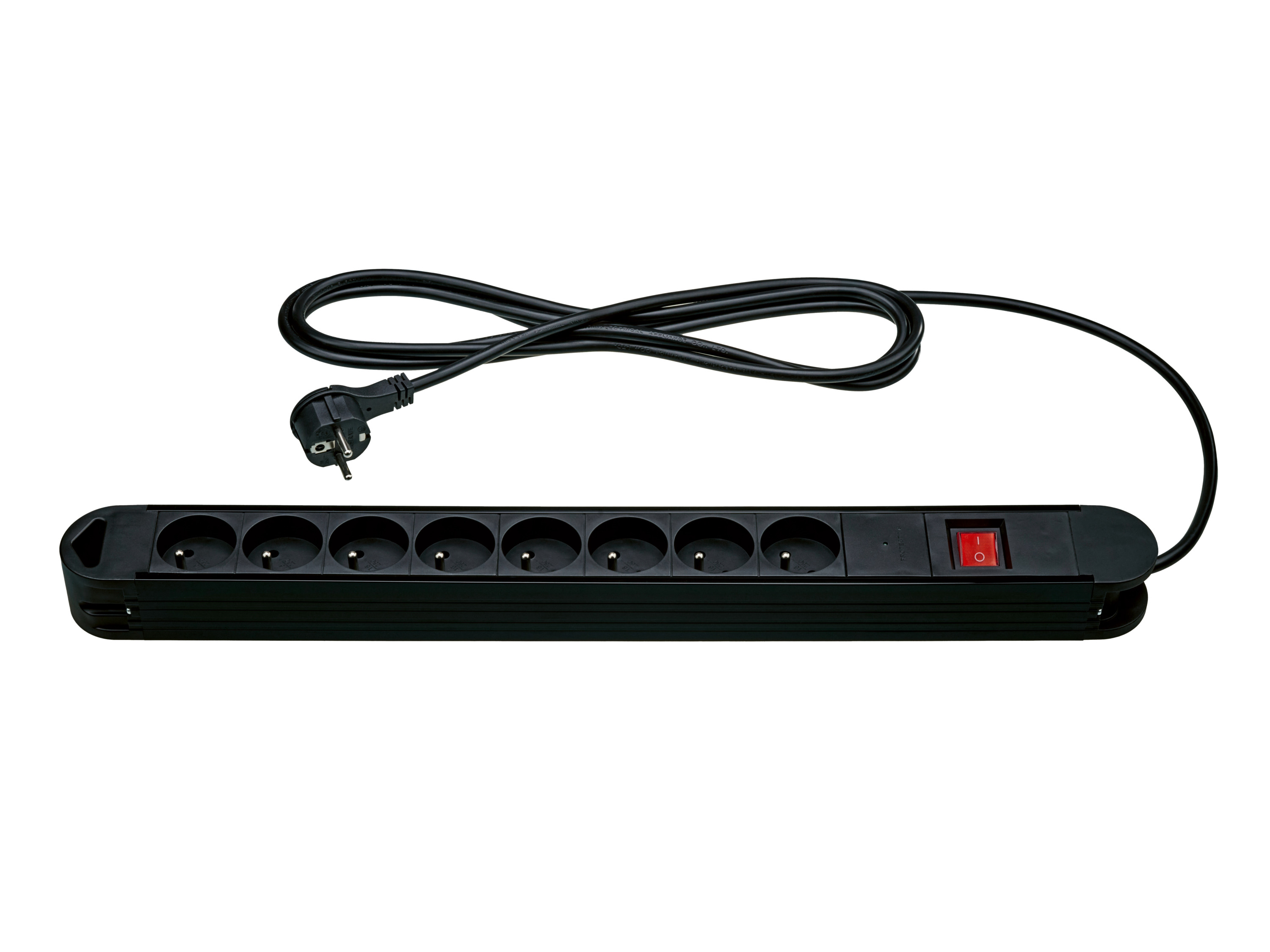 Tronic® Zásuvková lišta (černá)