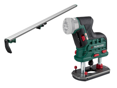 PARKSIDE® Sada aku horní frézky POFA 12 A2 a upínací a vodicí lišty PSS 1 C2, 2dílná