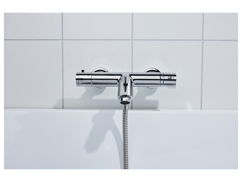  Zobrazit na celou obrazovku LIVARNO home Termostatická vanová baterie / Termostatická sprchová baterie - Obrázek 4