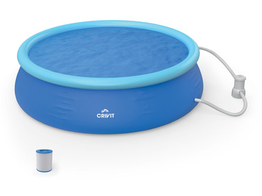 CRIVIT Bazén Easy Set s filtračním zařízením, Ø 2,4 x 0,63 m