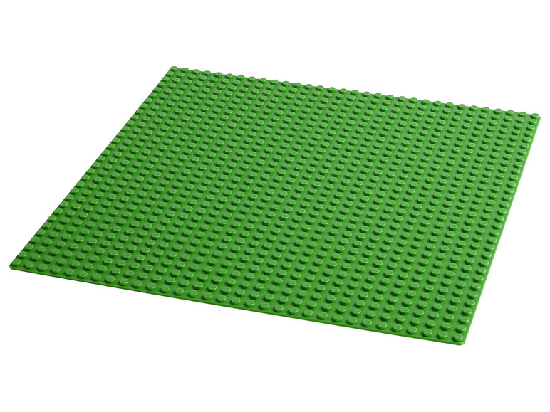 Zelená LEGO základní deska pro stavbu modelů.