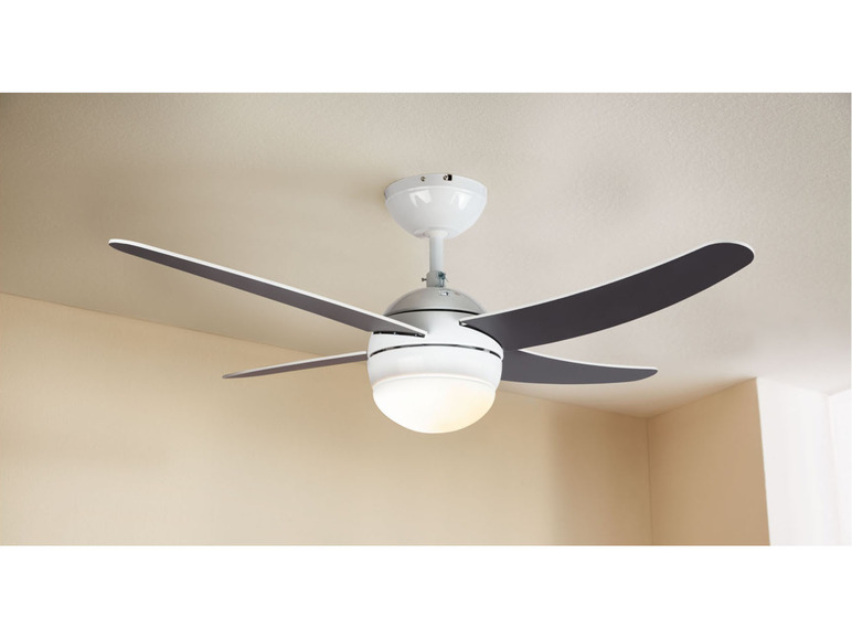  Zobrazit na celou obrazovku LIVARNO home Stropní ventilátor s LED svítidlem - Obrázek 2