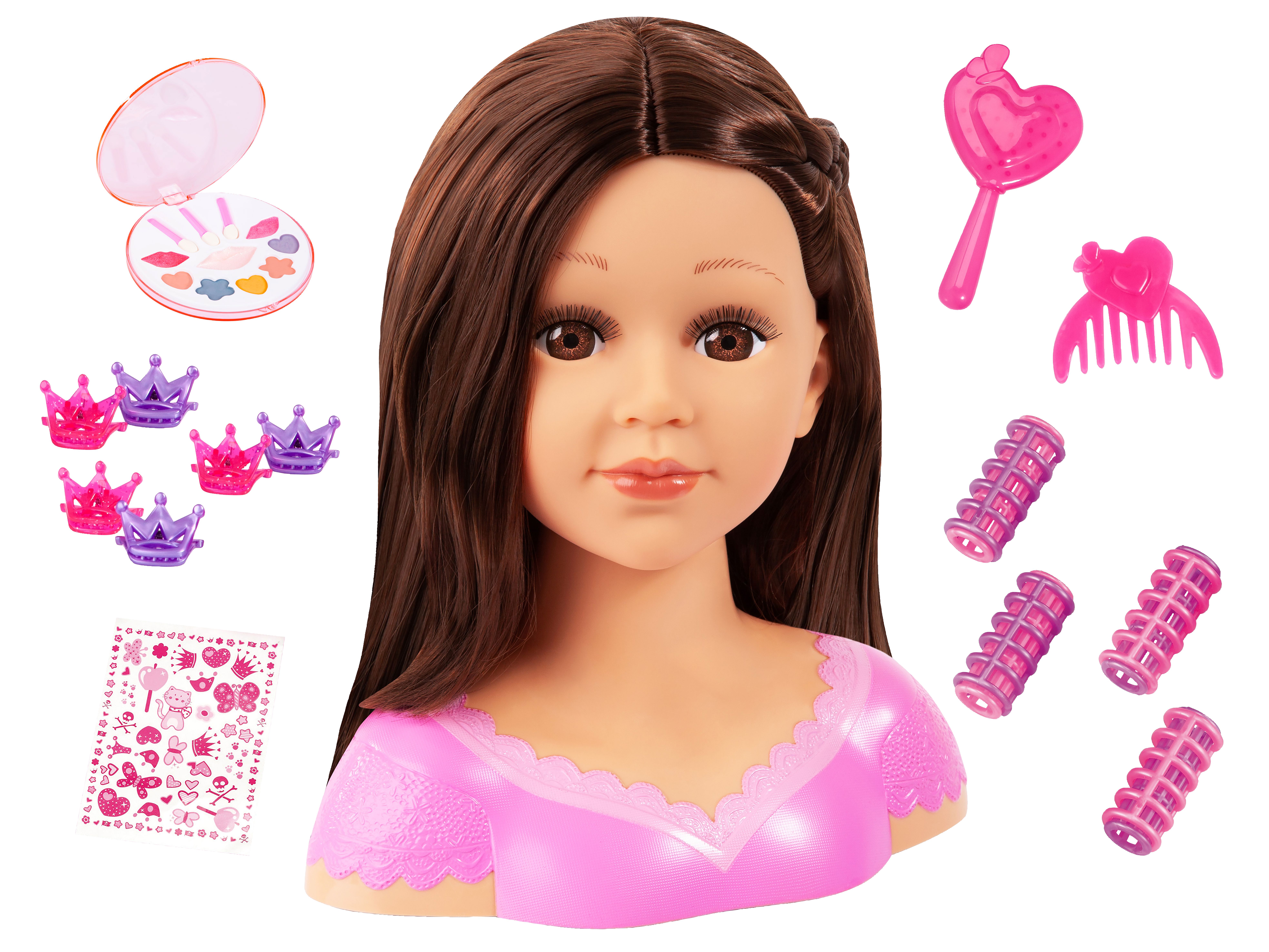 Bayer Design Česací hlava Charlene Super Model (hnědá)