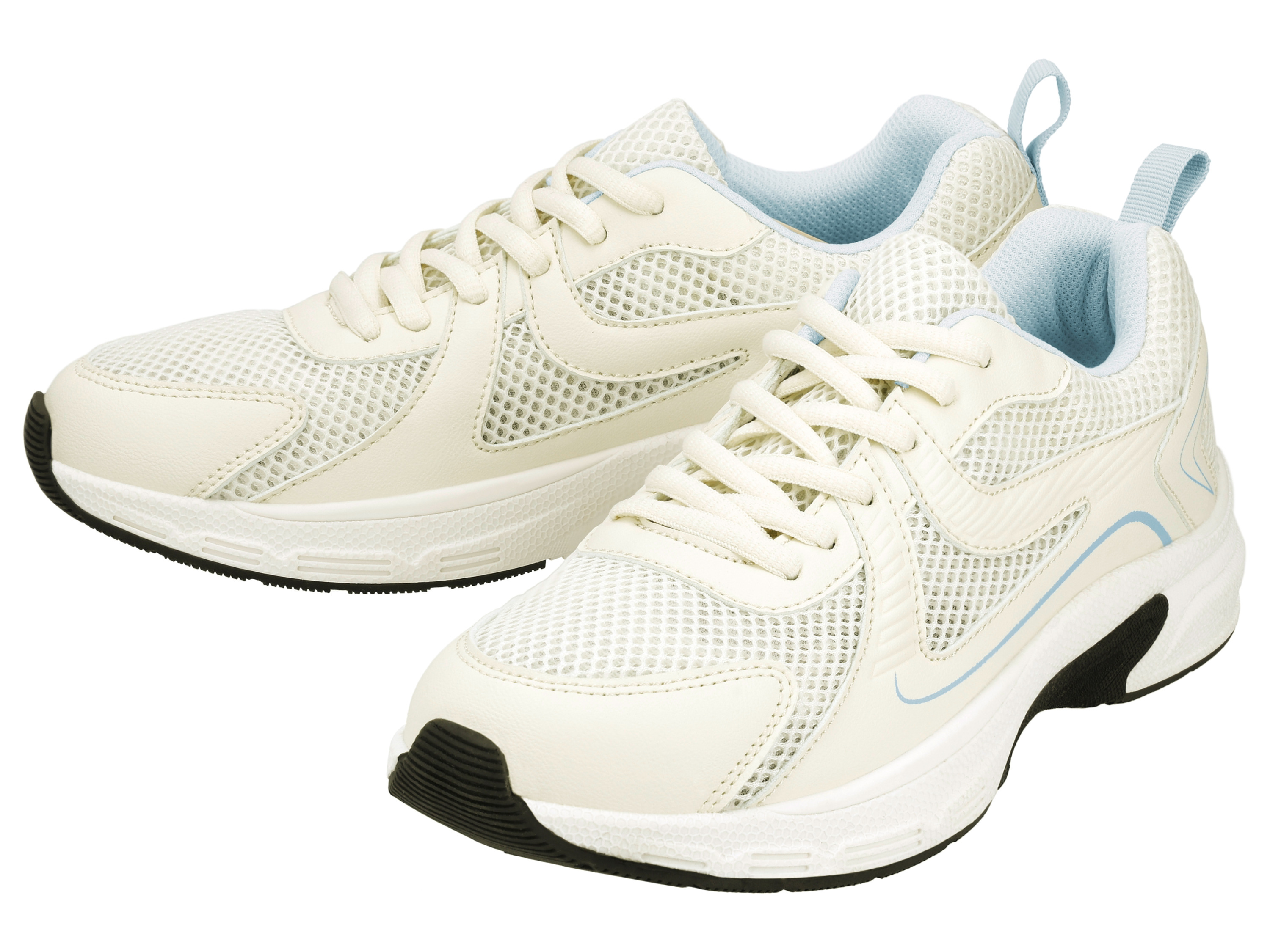 esmara® Dámská obuv „Sneaker" (bílá / světle modrá, 40)