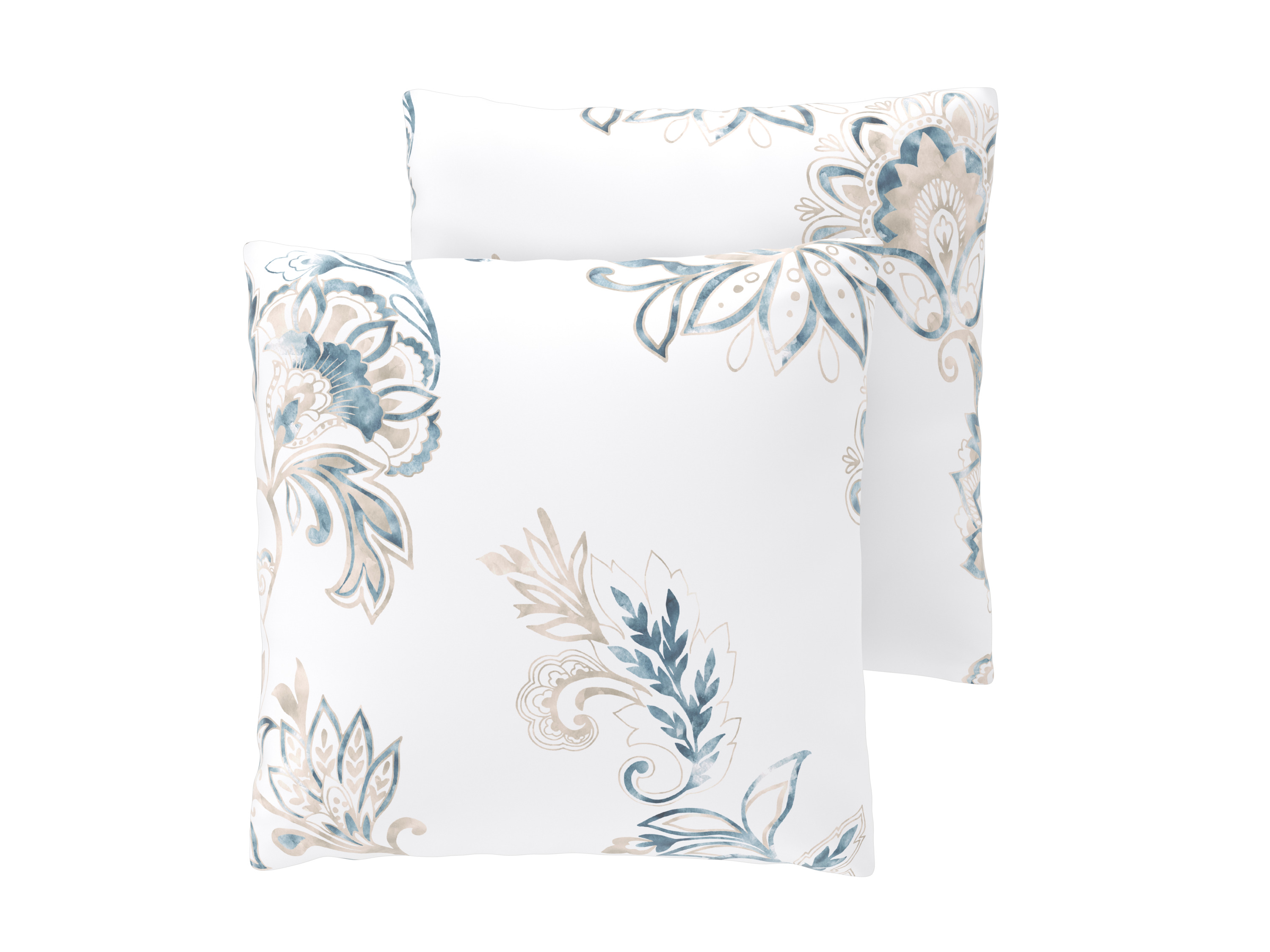 Livarno® Saténový potah na polštář, 60 x 50 cm, 2 kusy (bílá)