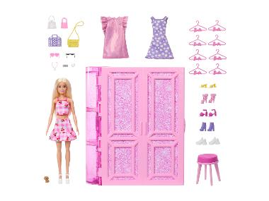 Barbie Snová šatní skříň s panenkou