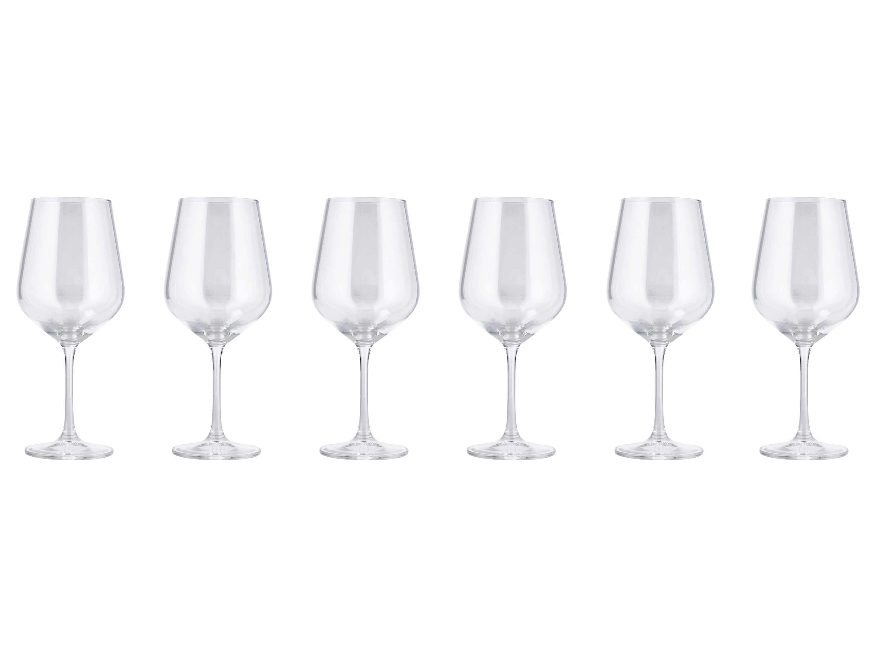 Silvercrest® Sada sklenic na víno/vodu, 6dílná (sklenice na červené víno)