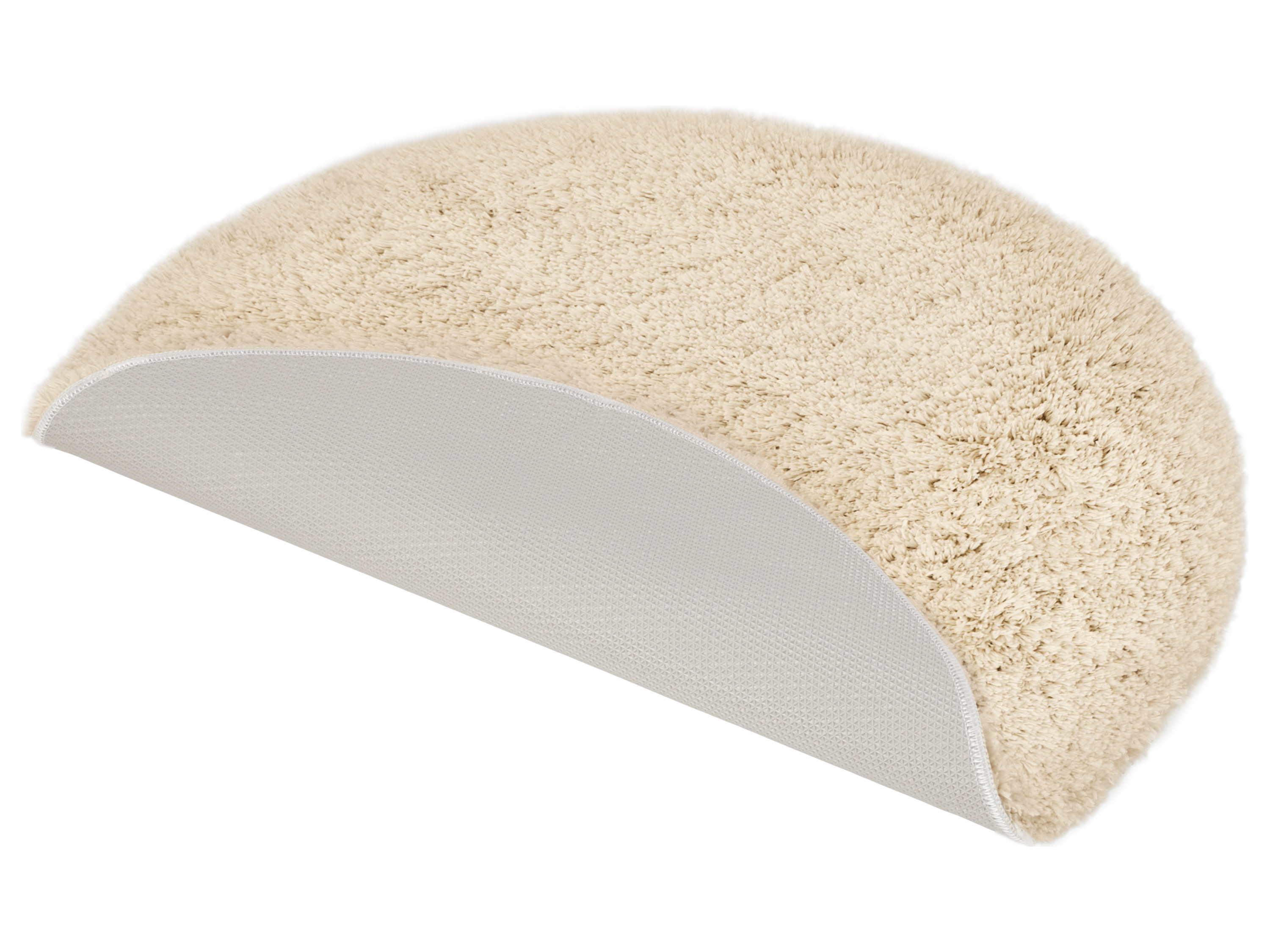 Livarno® Koupelnová předložka, 50 x 80 cm / Ø 70 cm (béžová kulatá)