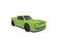 Zelené sportovní auto Hot Wheels s černými koly.