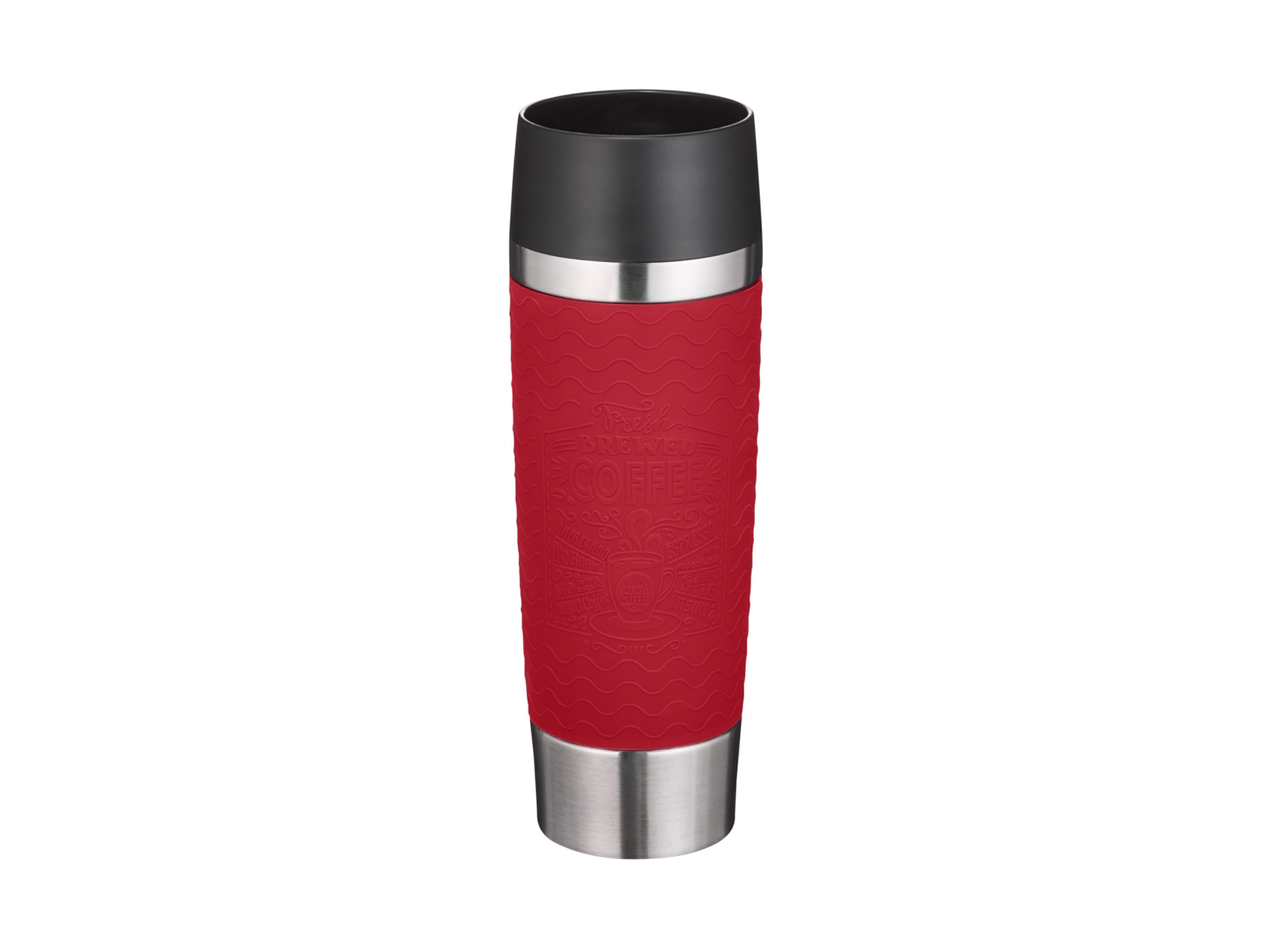 Emsa Cestovní hrnek Essential, 0,5 l (červená)