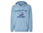 Modrá mikina s obrázkem lodí a nápisem 'Oceanic Regatta'