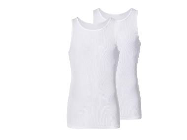 Esmara Men Pánský nátělník s BIO bavlnou, 2 kusy