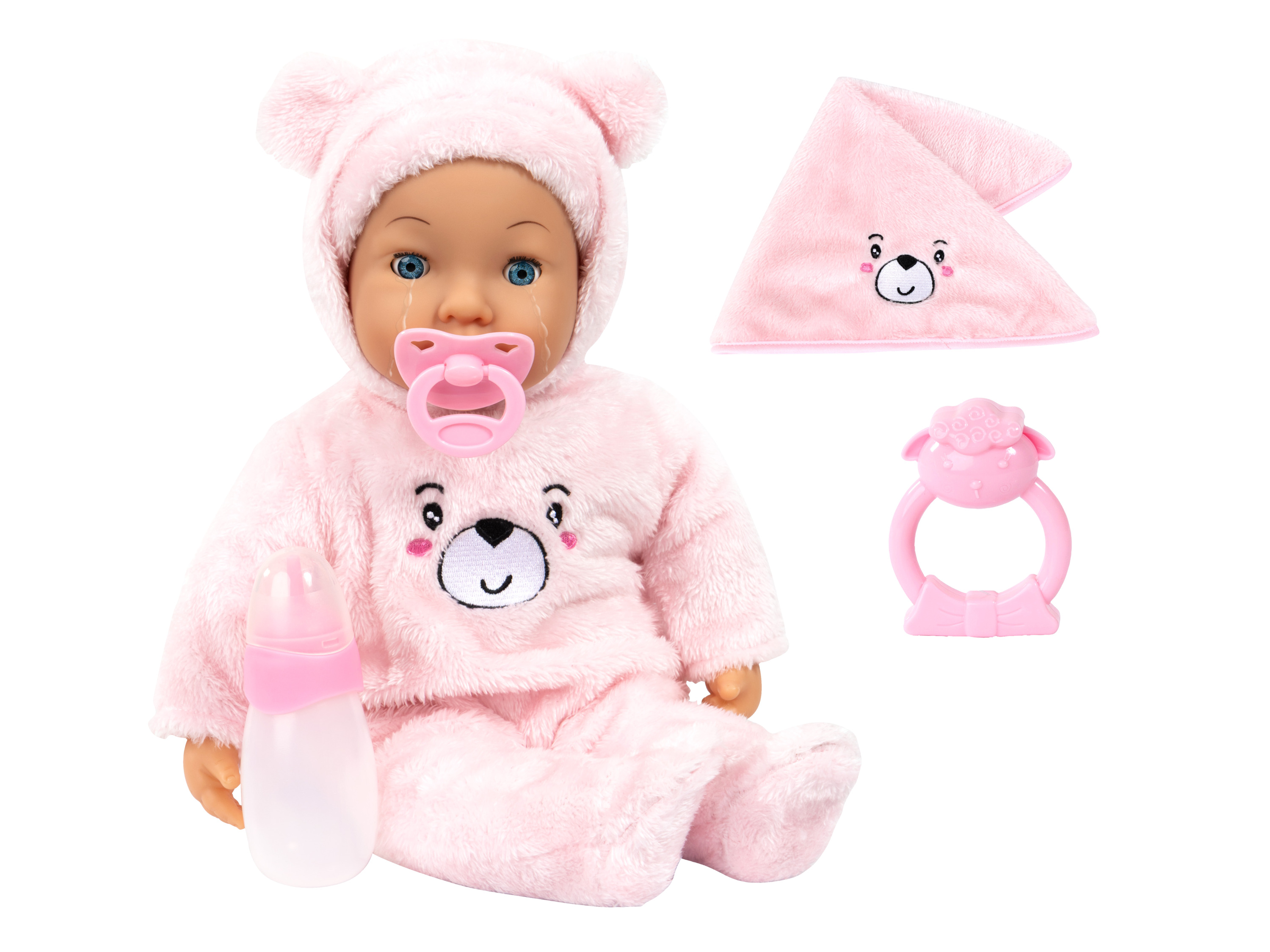 Bayer Piccolina Magic Tears 42 cm – růžová