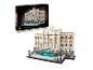 Sada Lego Architecture Treviho fontána, s krabicí a postaveným modelem.
