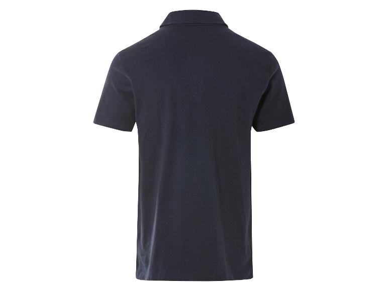 Tmavě modré pánské polokošile s krátkým rukávem.