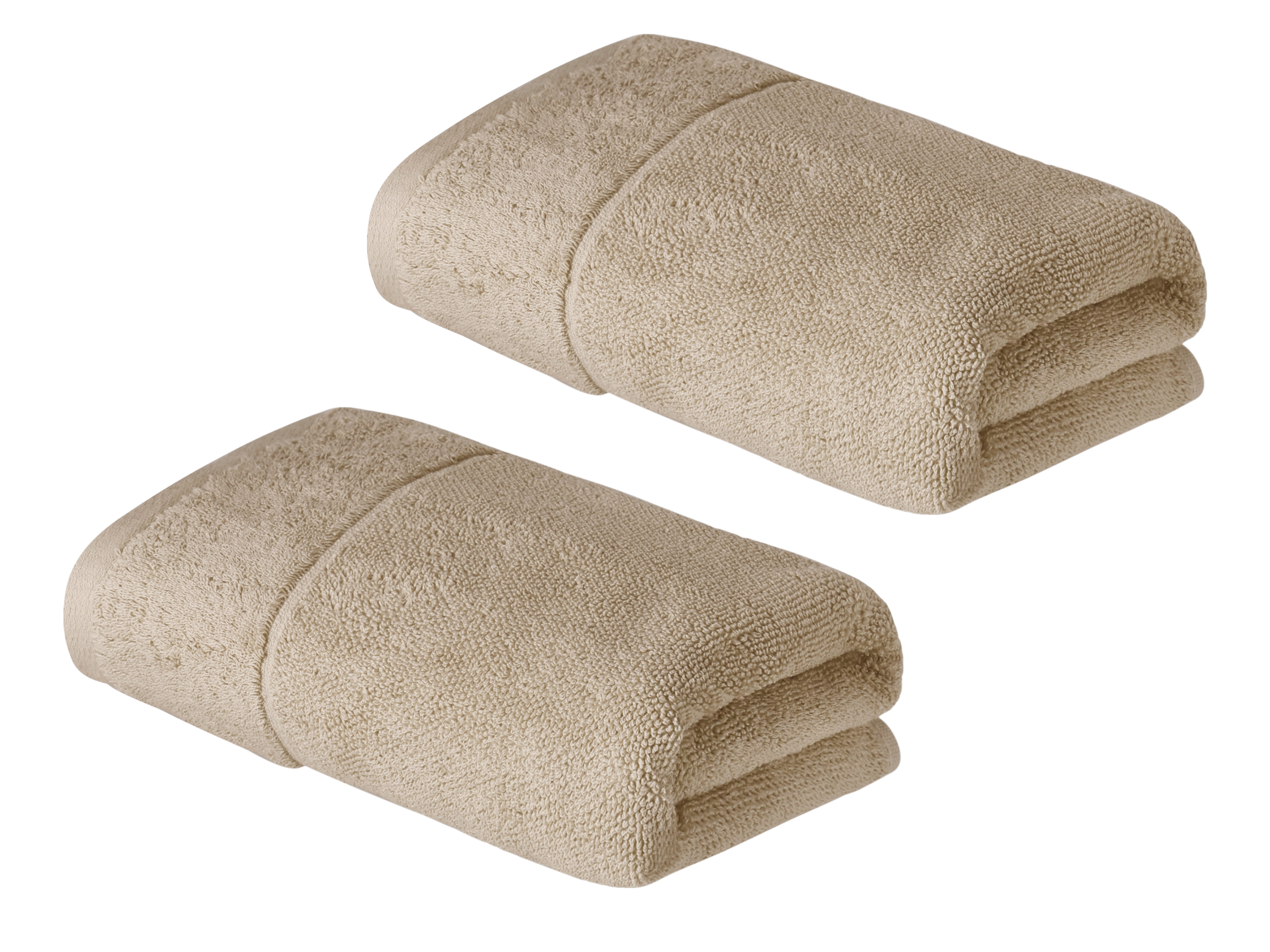 Livarno home Froté ručník, 50 x 100 cm, 2 kusy (béžová)