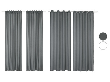 LIVARNO home Závěs, 135 x 254 cm, 2 kusy