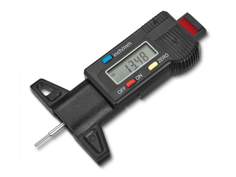  Zobrazit na celou obrazovku ULTIMATE SPEED® Digitální měřič hloubky profilu pneumatik - Obrázek 2