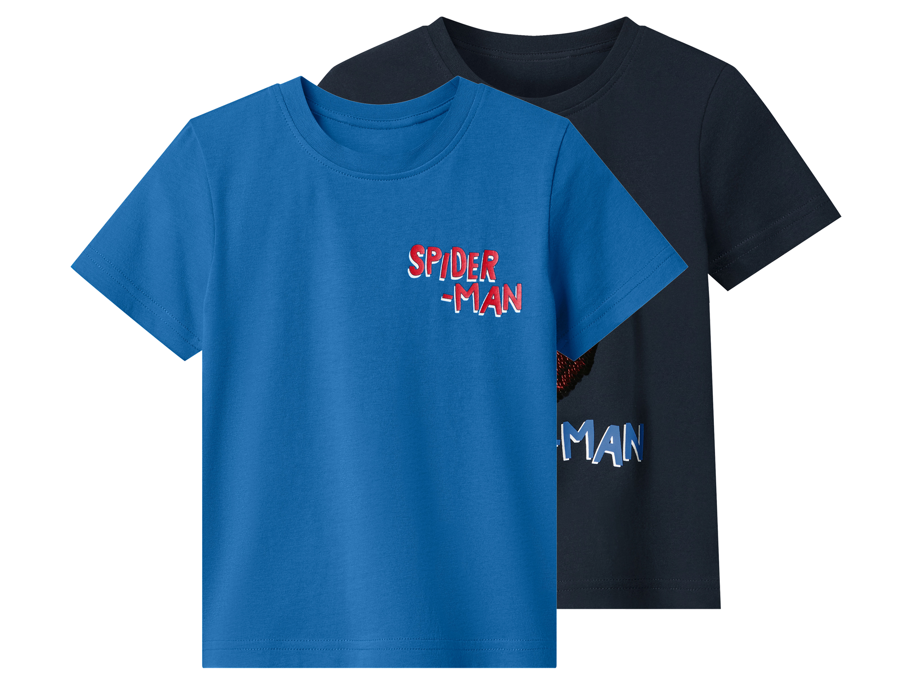 Dětské triko, 2 kusy (modrá / navy modrá, 110/116)