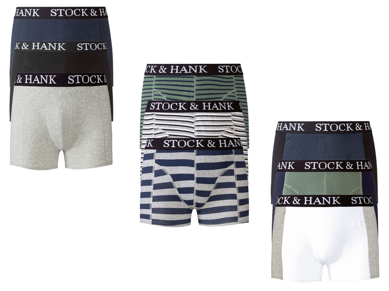  Zobrazit na celou obrazovku Stock&Hank Pánské boxerky BENJAMIN, 3 kusy - Obrázek 1