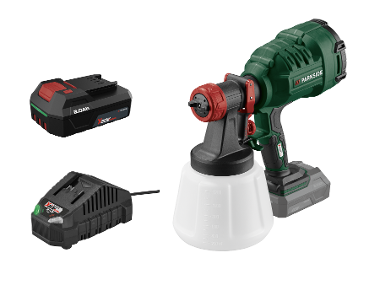 PARKSIDE® Aku stříkací pistole na barvu PFSA 20-Li B2, 2 Ah