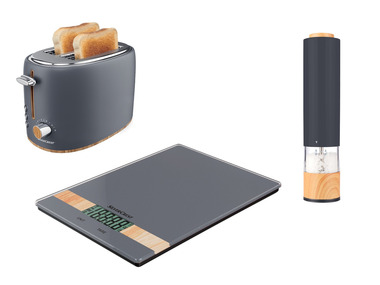 SILVERCREST® Sada kuchyňských spotřebičů SH 100, 3dílná, šedá