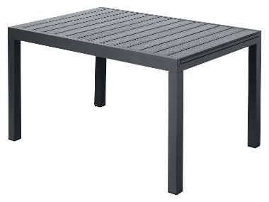 LIVARNO® Hliníkový rozkládací stůl Miami, 140–200 x 90 cm, antracitová