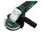 Zeleno-bílá úhlová bruska Parkside s černou rukojetí