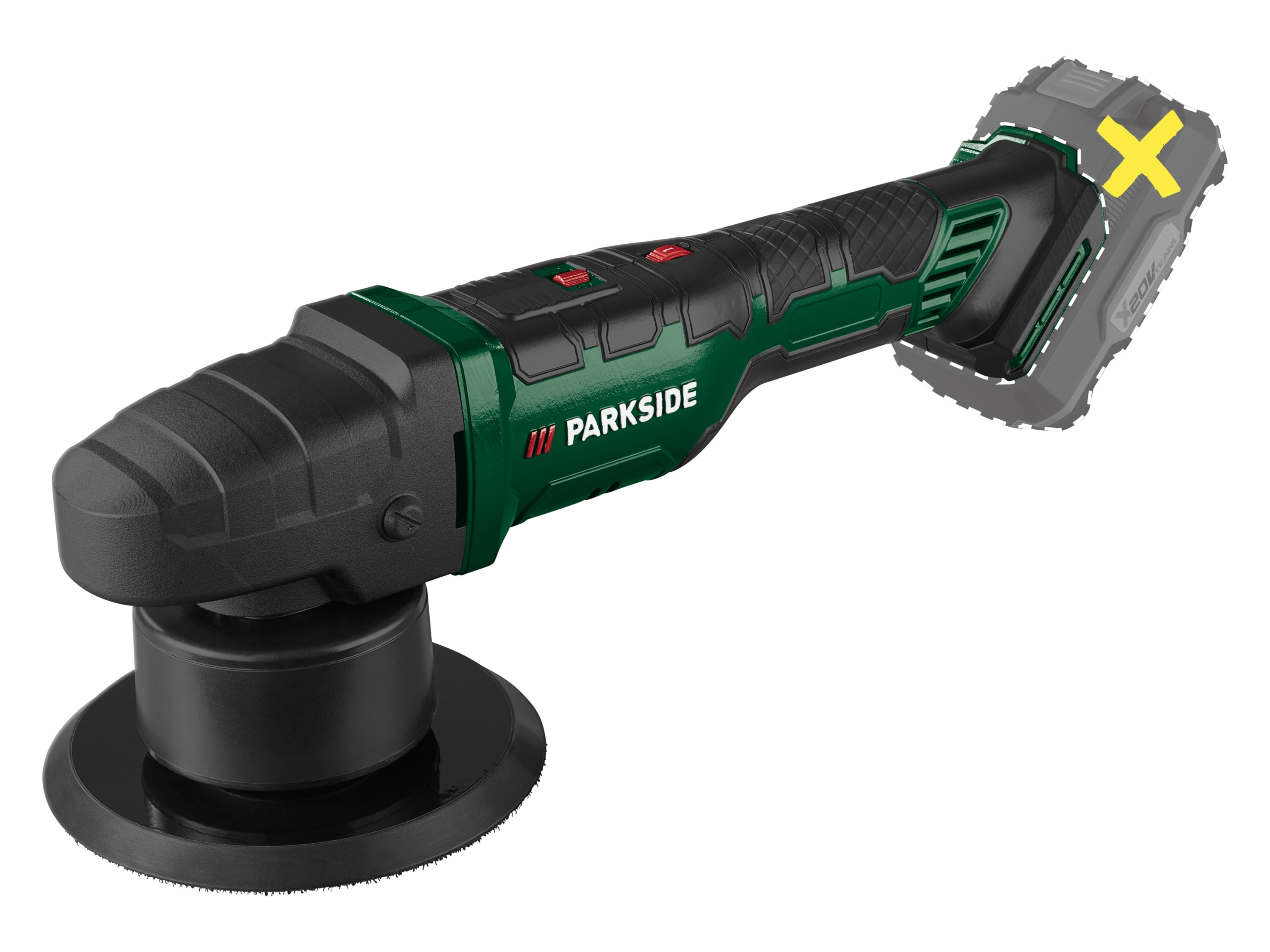 Parkside® Aku orbitální leštička Ppma 20-Li C3 – bez akumulátoru a nabíječky