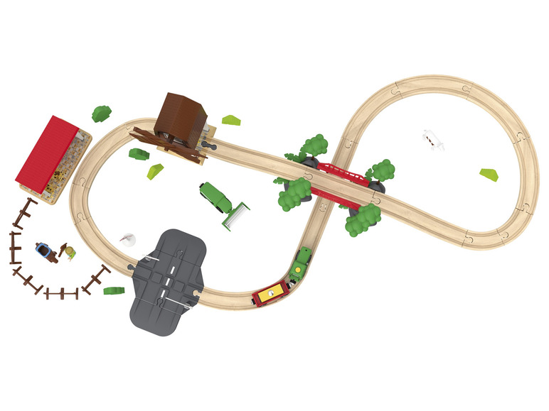  Zobrazit na celou obrazovku Playtive Dřevěná železnice Hasiči / Statek - Obrázek 8