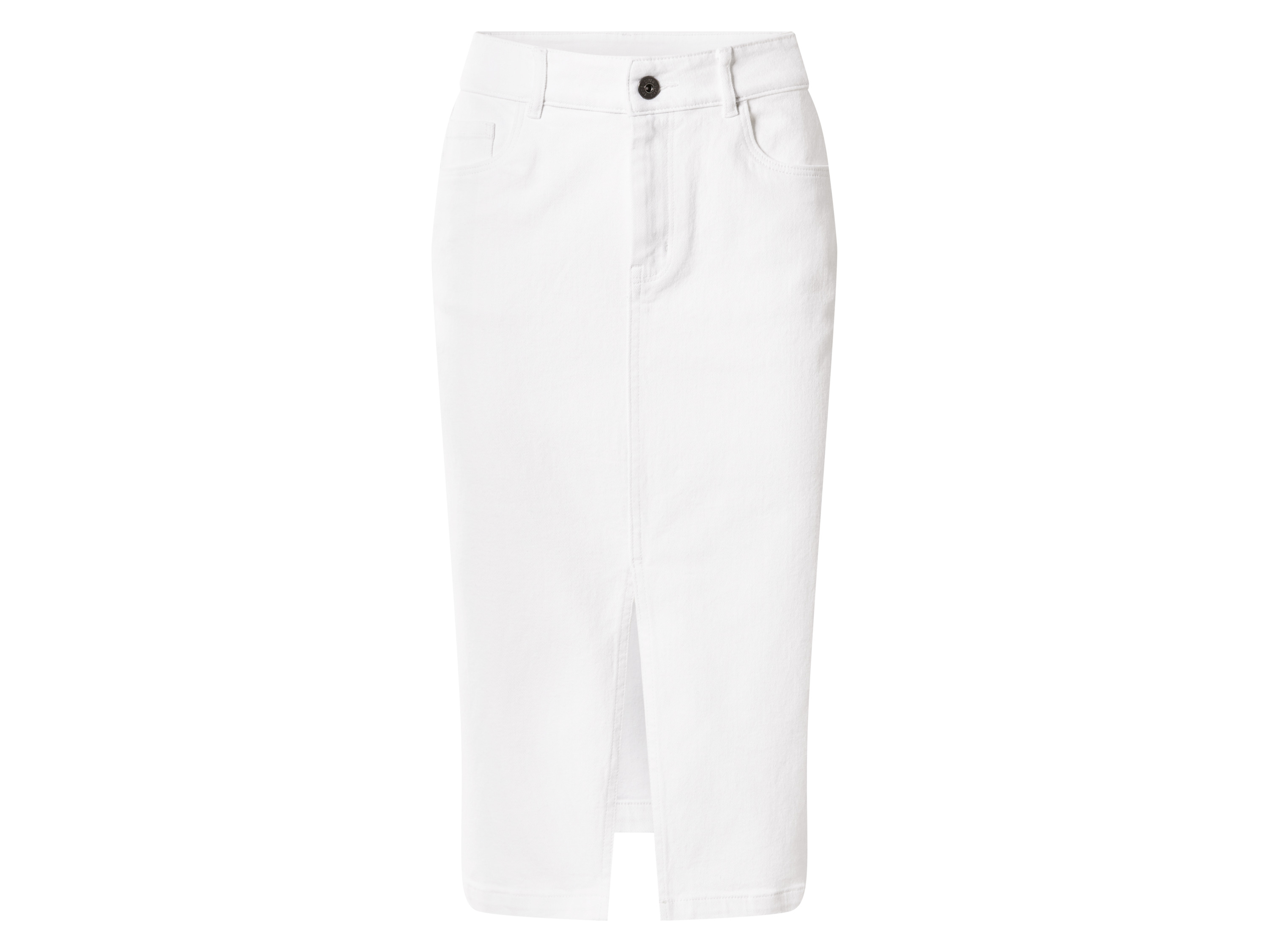 esmara® Dámská džínová sukně (bílá, 40)