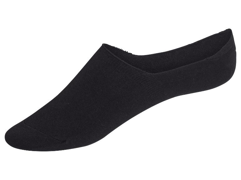 Černé neviditelné ponožky pro muže.