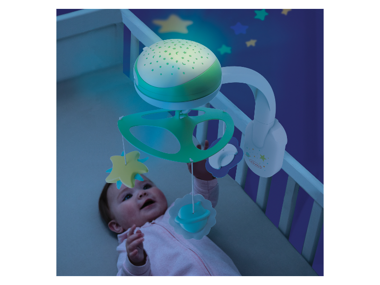 Infantino mobil s projektorem hvězd pro miminka.