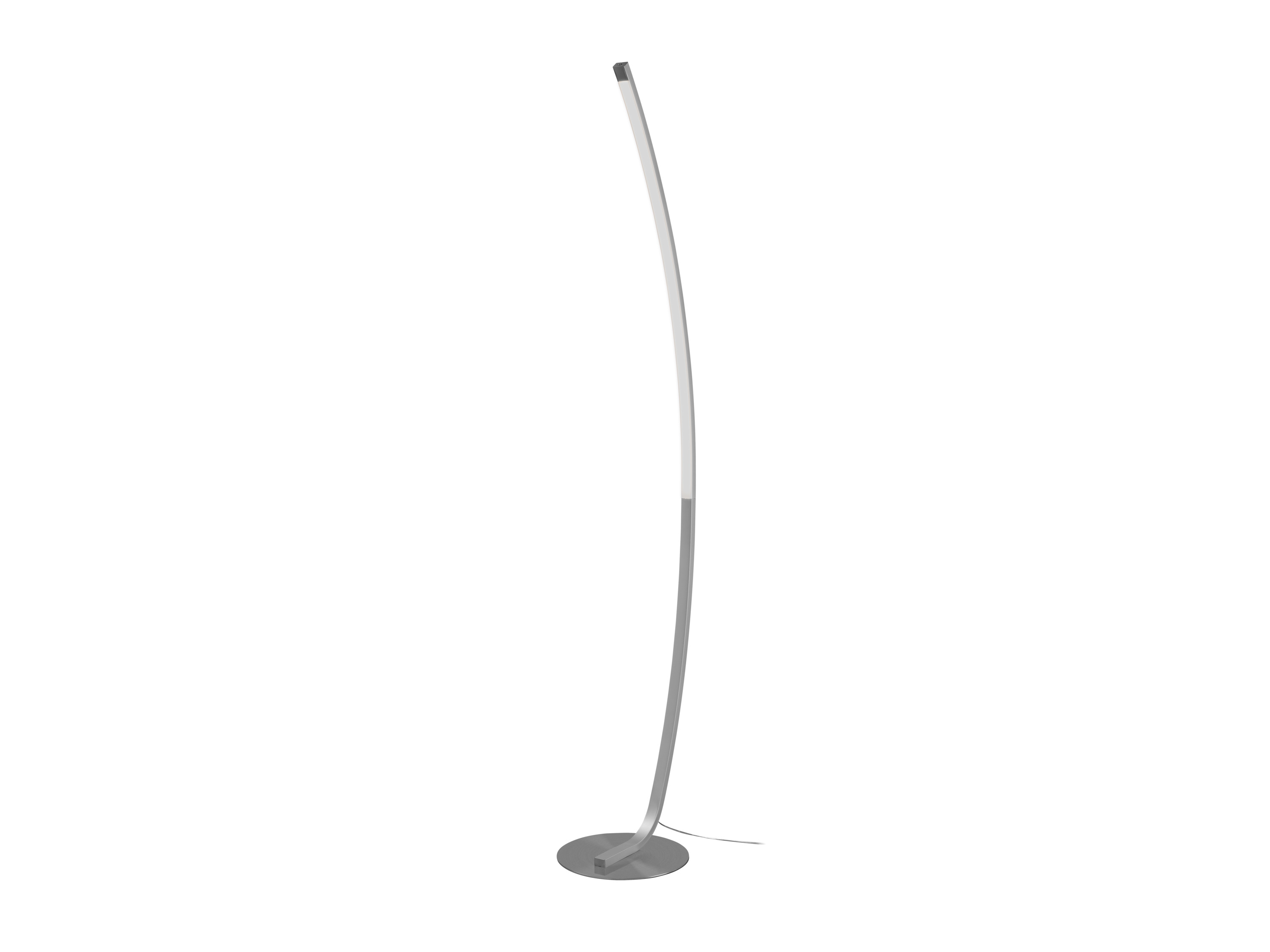 Livarno home Stojací LED lampa s dotykovým stmívačem (oblouk/šedá)