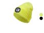 Žlutá čepice s integrovaným LED světlem a barevnými možnostmi