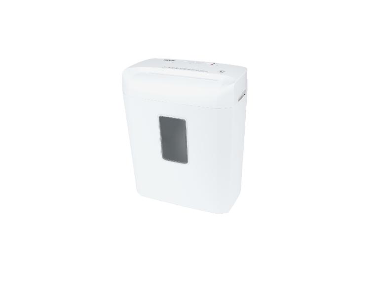 Bílý skartovač dokumentů TRONIC s průhledným okénkem