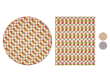 LIVARNO home Ubrus, Ø 160 cm, 130 x 160 cm