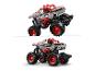 Dva modely monster trucků LEGO Technic Monster Jam Thunderroarus.