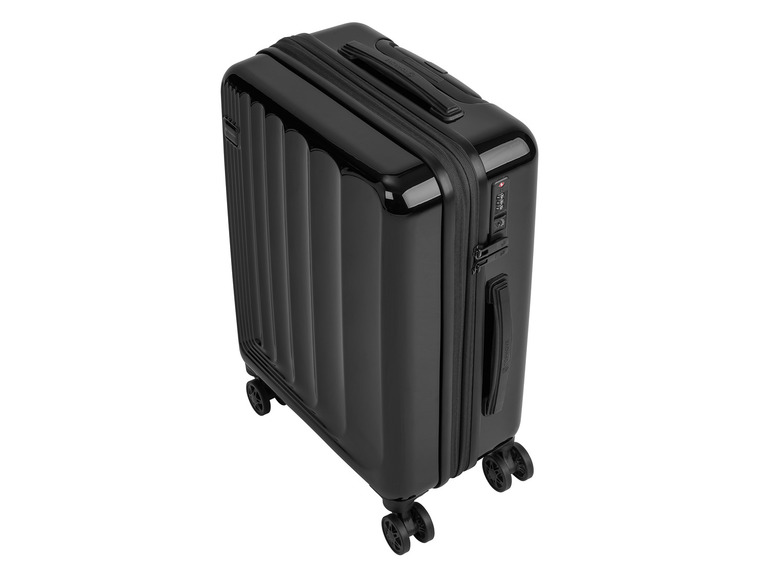  Zobrazit na celou obrazovku Skořepinový příruční kufr, 30/35 l, černá - Obrázek 4