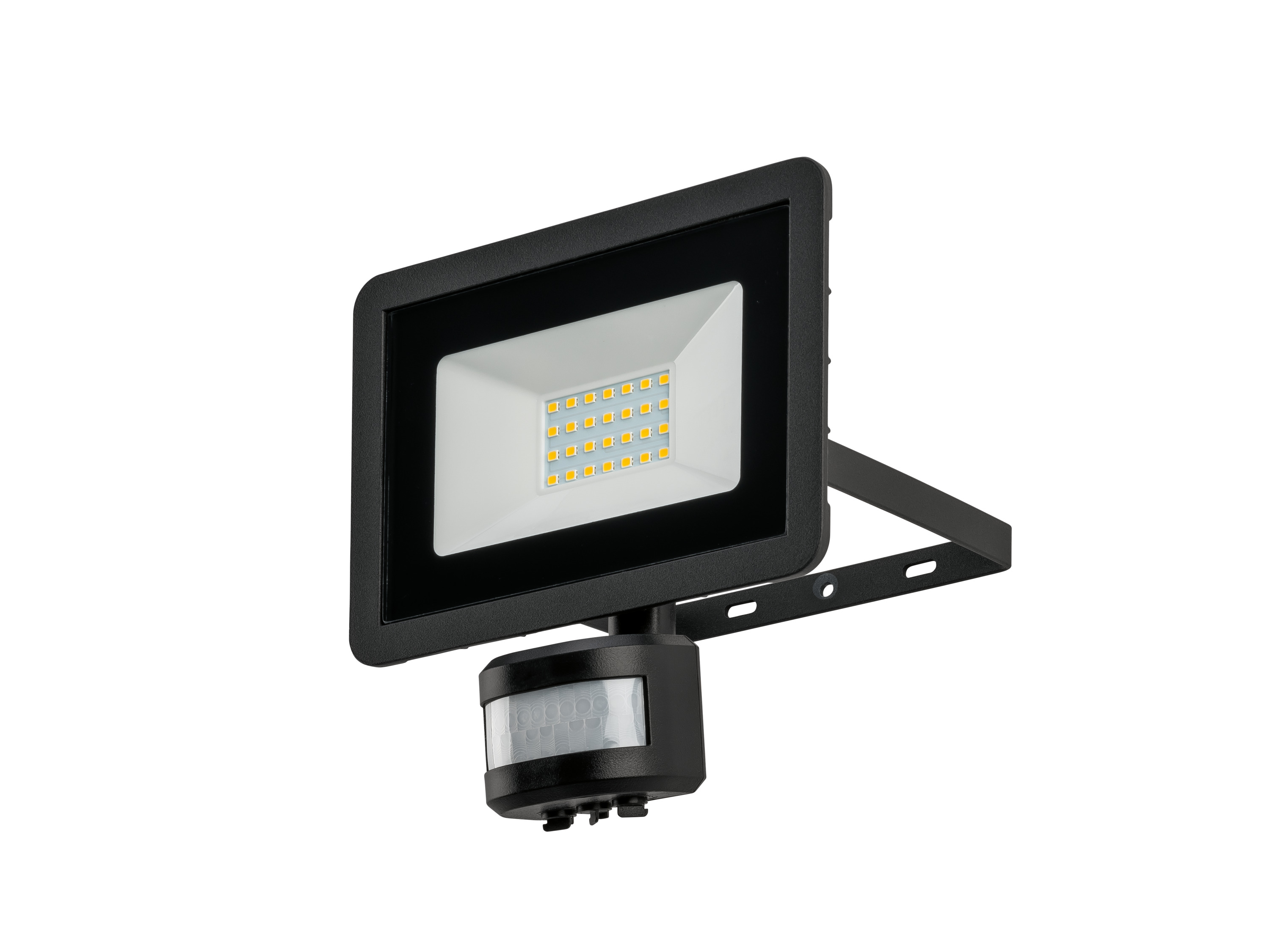 Livarno home Venkovní LED reflektor s pohybovým senzorem (černá)